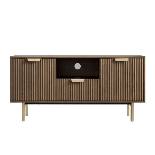 The Store Inlh Dark Ash Richmond Ridged TV Unit