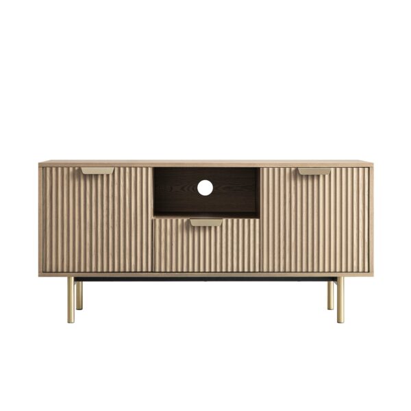 The Store Inlh Light Ash Richmond Ridged TV Unit