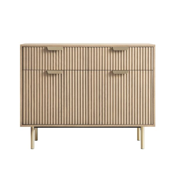 The Store Inlh Light Ash Richmond Ridged 2-Door Cabinet with Drawers